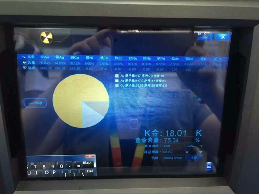 Light and portable model XF-A6 Energy Dispersive XRF Gold tester with Si-Pin detector