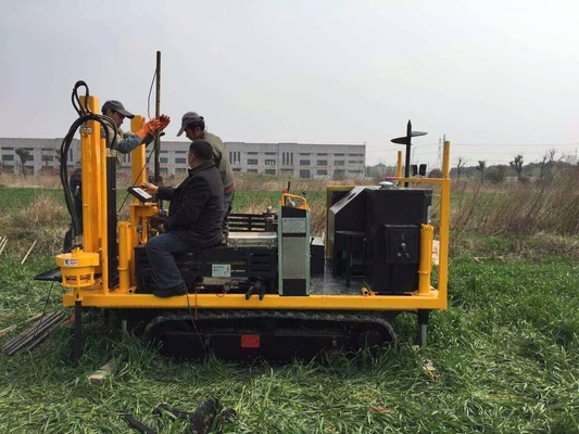 DYLC Geotechnical site investigation rigs for static cone penetrometer with 200 kN pushing capacity