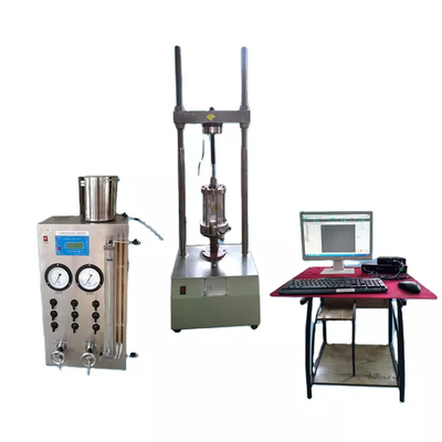 C002 60KN Soil test confining pressure measuring instrument Soil strain control triaxial apparatus