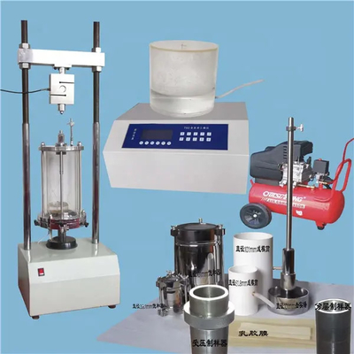 C001 Fully Automatic Triaxial Testing System Apparatus Electronic with 39.1 61.8 soil triaxial compression test