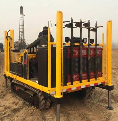 Wheel type CPT machine cone penetration test truck for soil on site testing
