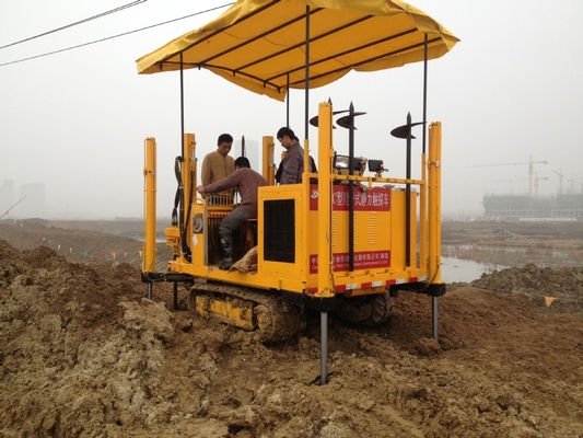 Hydraulic roller dutch rawler type CPT vehicle hydraulic static cone penetrometer (150Kn/200Kn ) with CPTU