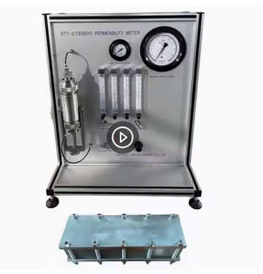 Liquid steady-state permeameter for Core and Cement Test