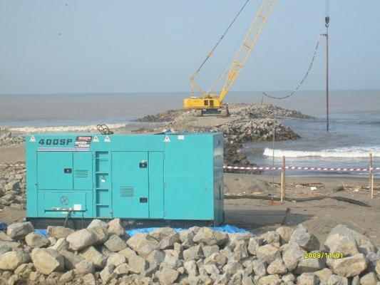 ZCQ100kw Deep soil improvement top feed vibroflot sand compaction stone column pile driver machine