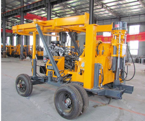 Portable Hydraulic Wheel Core Drill SPT Sampling Geotechnical Drilling Rig