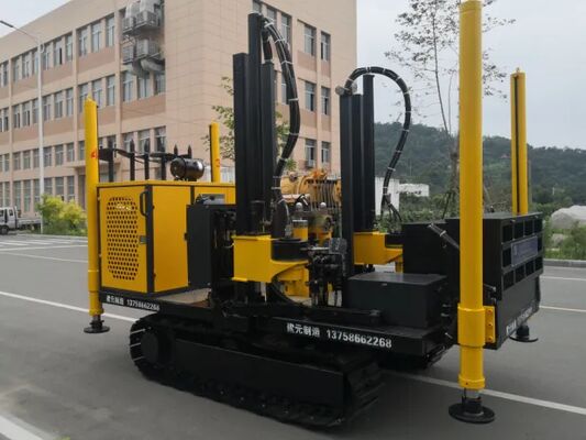 200KN Crawler Type Hydraulic Static Cone Penetrometer for Geotechnical Soil CPT CPTU Testing Machine