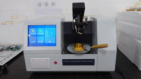 ASTM D93 Fully Automatic Closed Cup Flash Point Tester for LCD Large Screen English Display