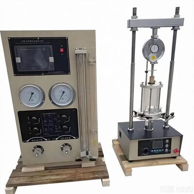 C002 Automatic stress path soil test lab triaxial testing machine