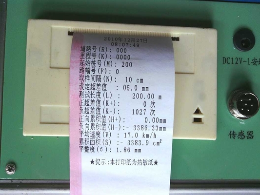 B002 Road Flatness Level Test Continuous Eight Wheels Viameter equipment