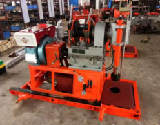 Geological borehole drilling machine for SPT