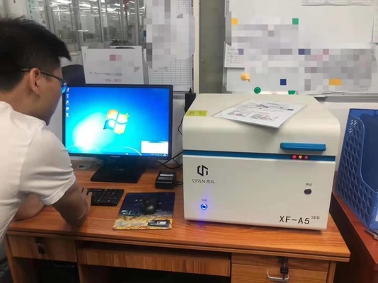XF-A5 Desktop with computer screen operation gold testing machines xrf analyzer