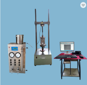 C002 60KN Soil test confining pressure measuring instrument Soil strain control triaxial apparatus