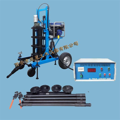 C126 Electric model automatic hammering soil heavy dynamic penetrometer for soil geotechnical investigation