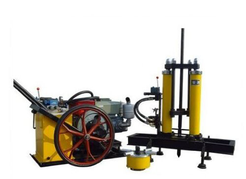 Wheeled hydraulic static cone penetrometer vehicle for soil CPT testing machines