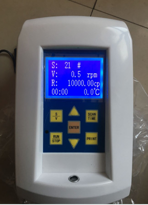 A21 LCD Touch Screen asphalt Brookfield Rotational Viscometer with ASTM D4402 for rotational viscometer test with power