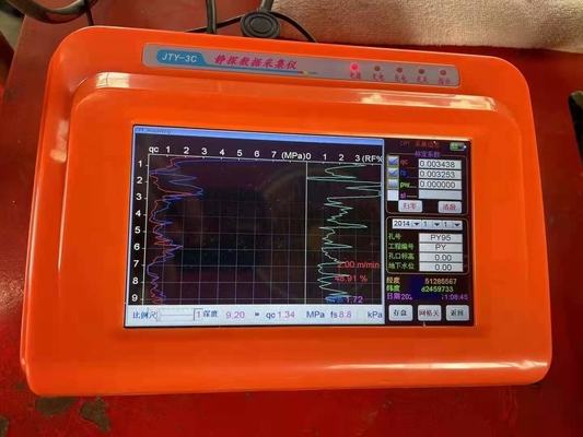 50KN Cone penetration testing CPT, CPTU machine for soil properties geotechnical engineering