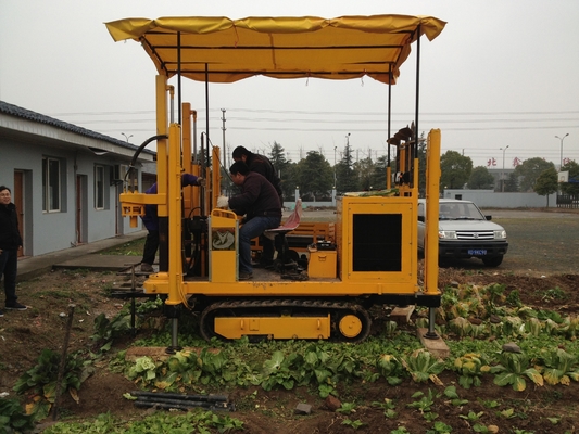 crawler type CPT truck static cone penetrometer for soil