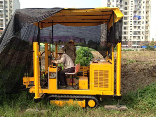 Geological survey euipment CPT static cone penetrometer for crawler type  200kn for 50m depth