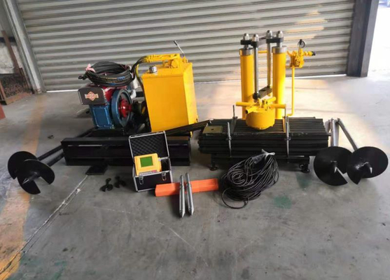 50KN Cone penetration testing CPT, CPTU machine for soil properties geotechnical engineering
