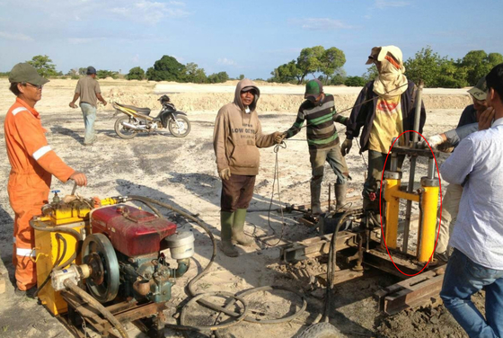 50KN Cone penetration testing CPT, CPTU machine for soil properties geotechnical engineering