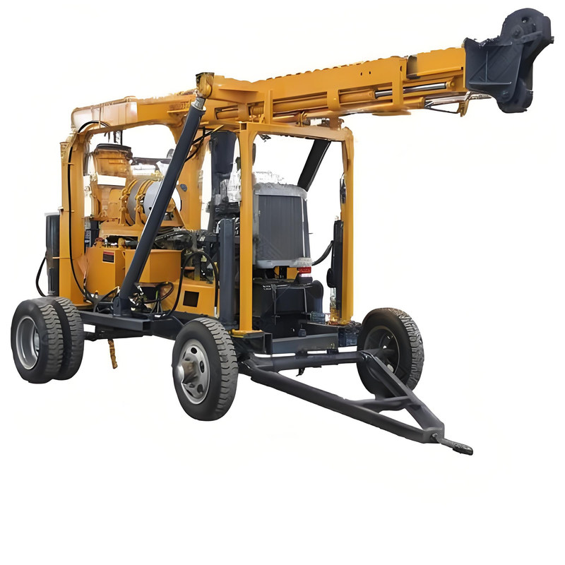 Portable Hydraulic Wheel Core Drill SPT Sampling Geotechnical Drilling Rig
