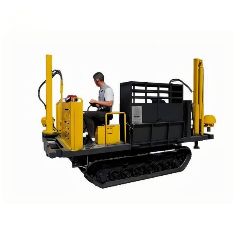 DYLC light model CPT soil investigation cone penetration testing 200KN Crawler-type Hydraulic CPT Static Cone Penetrometer Apparatus With Two Anchoring System