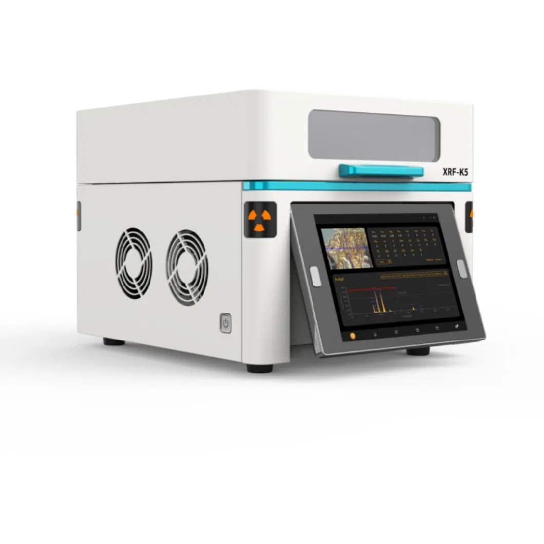 Instrument d'analyseur d'or pour métaux précieux Xrf-K5 dans le recyclage de bijoux, usine de bijoux