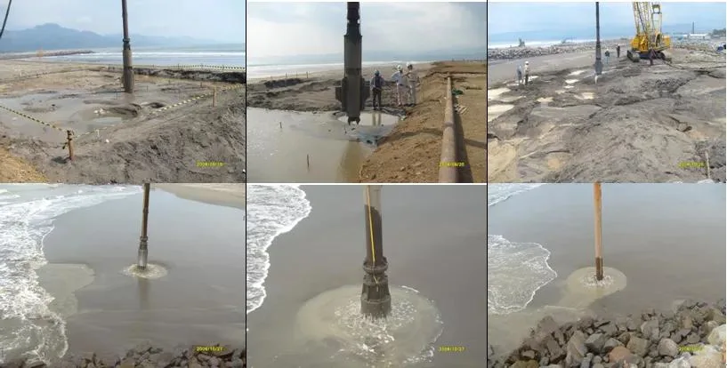 Zcq75 Amélioration du terrain de construction Vibroflot