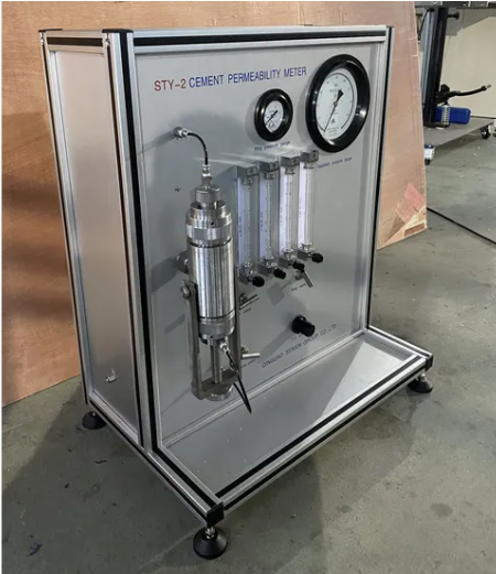 Perméamètre à l'état stationnaire pour tests sur carottes et ciment