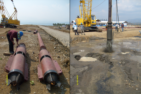 ZCQ300 Équipement de vibroplôtation pour le condensation par vibroplôtation des sols sans cohésion pour l'ingénierie de l'amélioration des sols