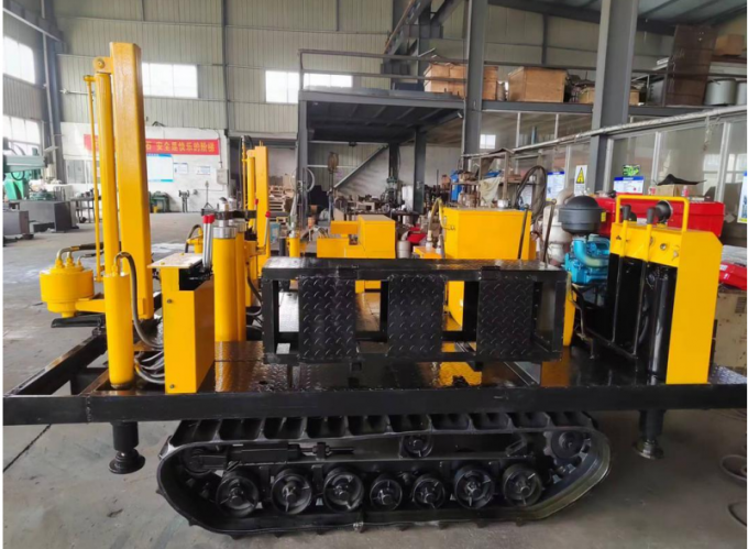 Penetromètre à cône statique CPT de type Cralwer, machine d'ancrage pour l'essai des données QC, FS, U relatives à la capacité de charge des fondations