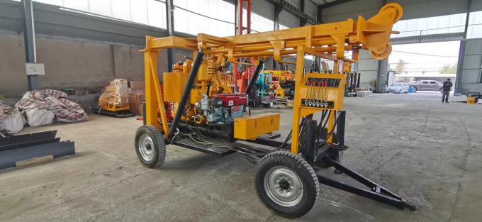 Forage &agrave; roue hydraulique portable SPT &eacute;chantillonnage
