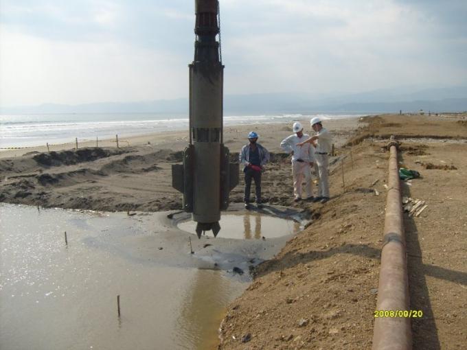 Machine de vibroflottation à alimentation supérieure pour l'amélioration du sol en profondeur ZCQ100kw, compactage du sable et pieux en colonnes de pierres